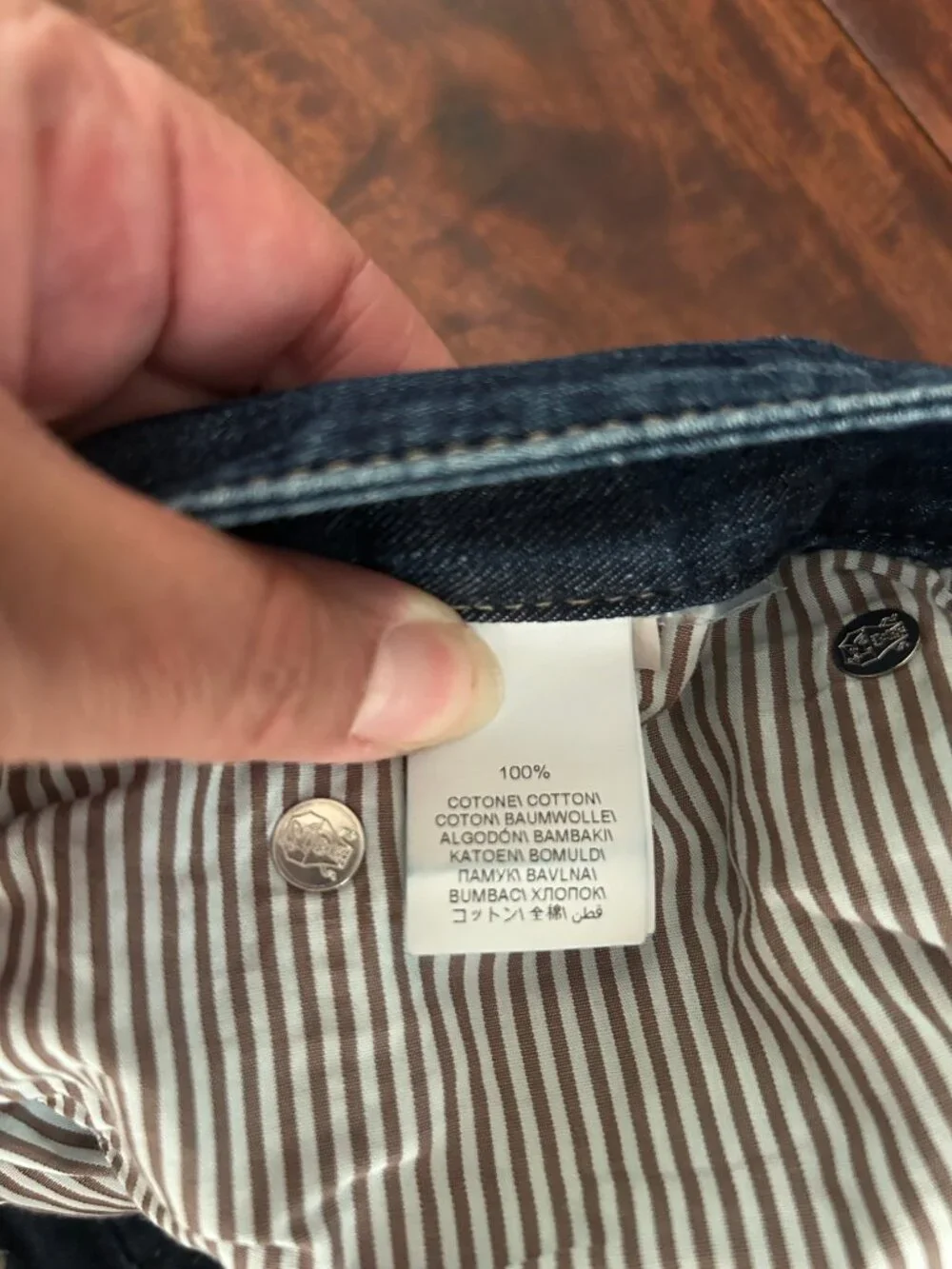 Brunello Cucinelli Italian Designer Jeans Traditional Fit Button Fly Size 54